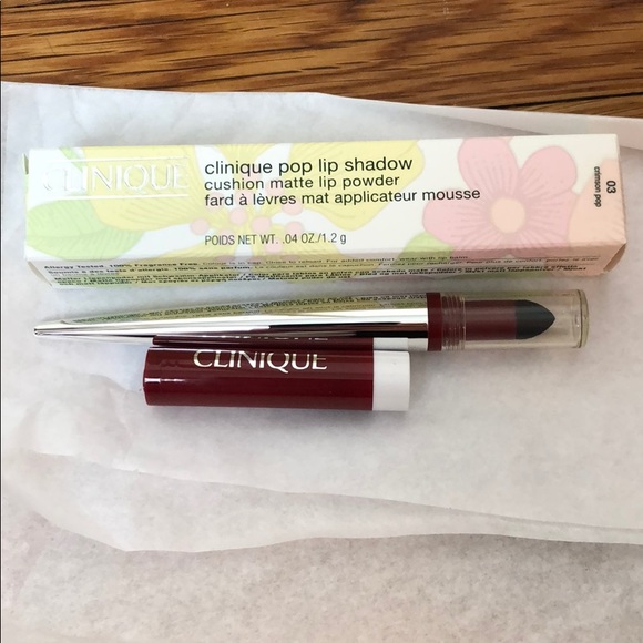 Clinique Other - Clinique Pop Lip Shadow Matte Lip Powder Crimson